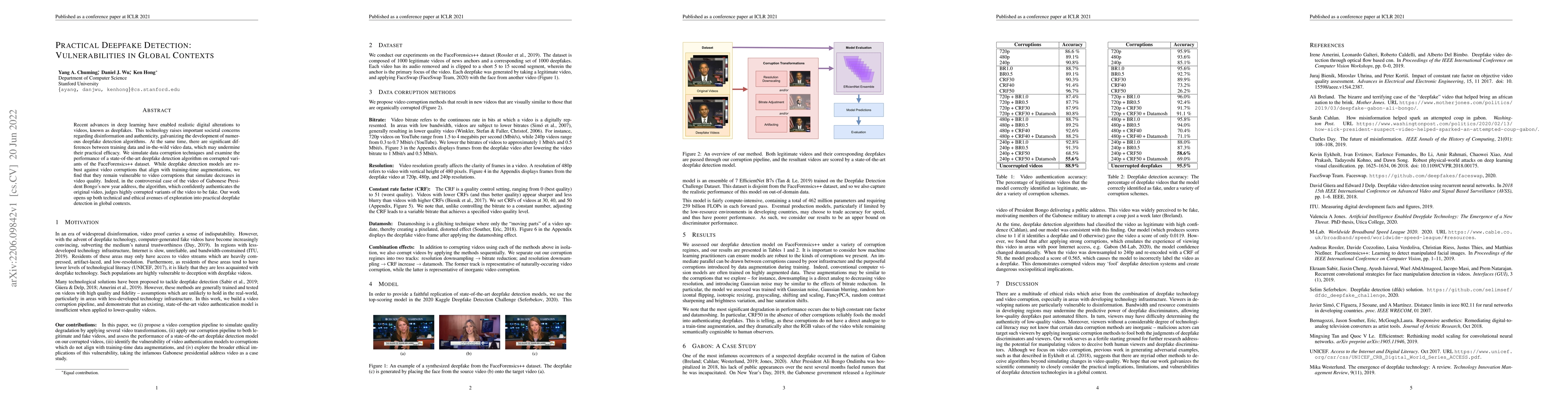 Thumbnail for Practical Deepfake Detection: Vulnerabilities in Global Contexts