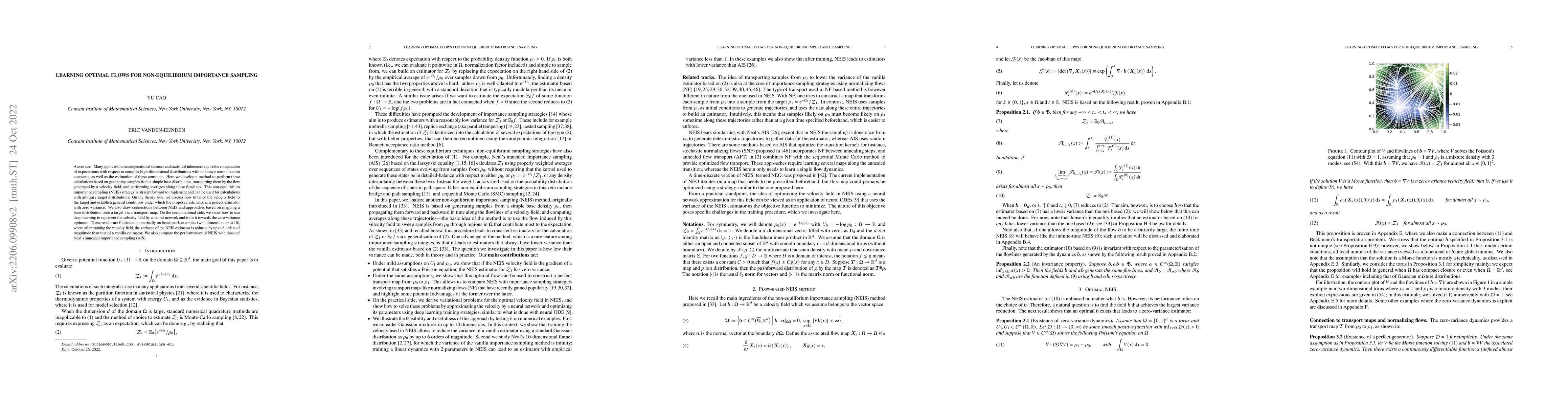Thumbnail for Learning Optimal Flows for Non-Equilibrium Importance Sampling