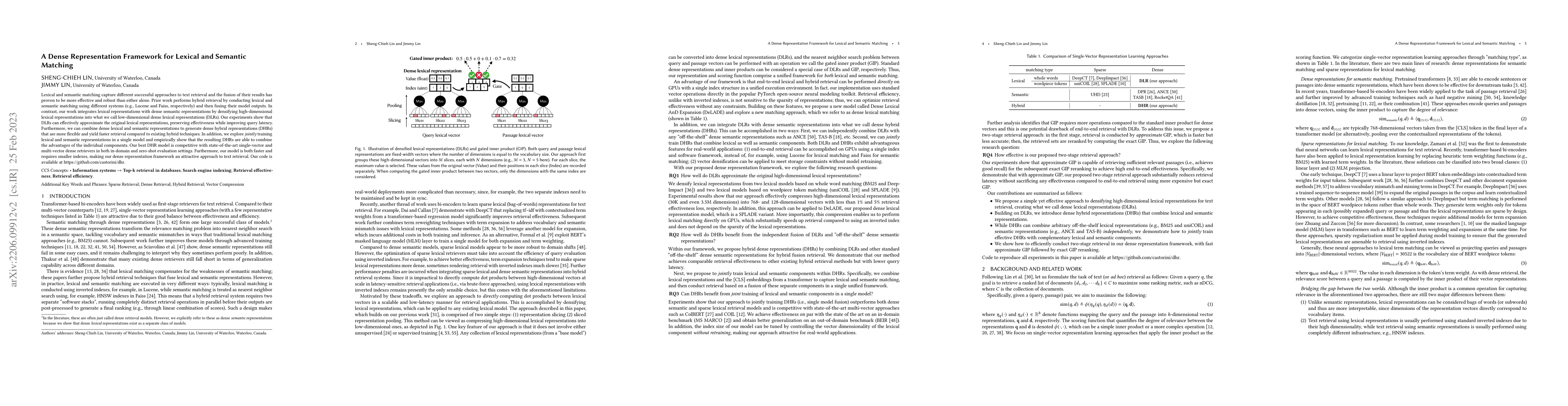 Thumbnail for A Dense Representation Framework for Lexical and Semantic Matching