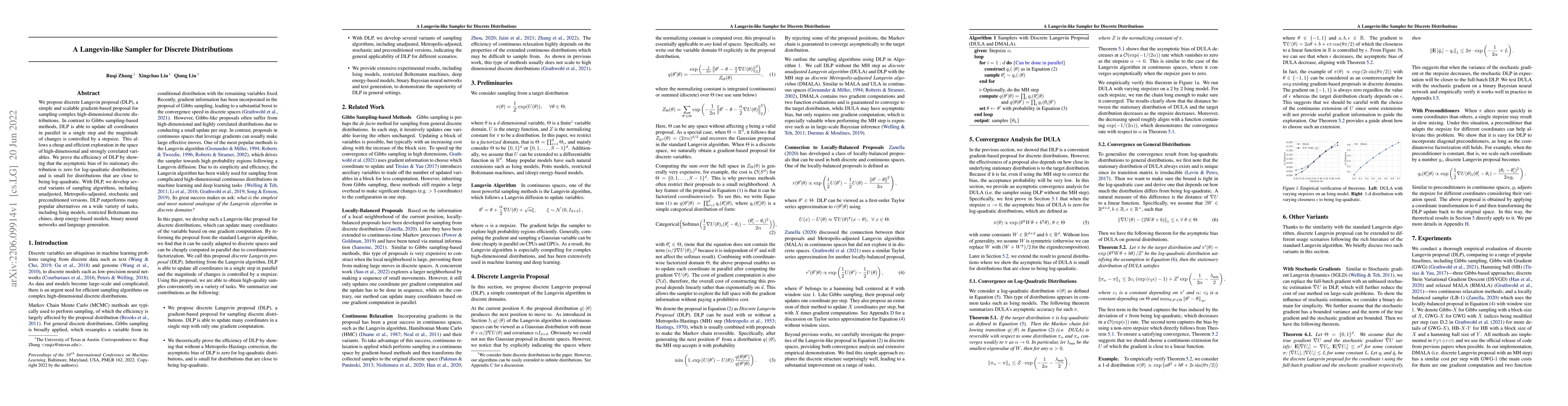 Thumbnail for A Langevin-like Sampler for Discrete Distributions