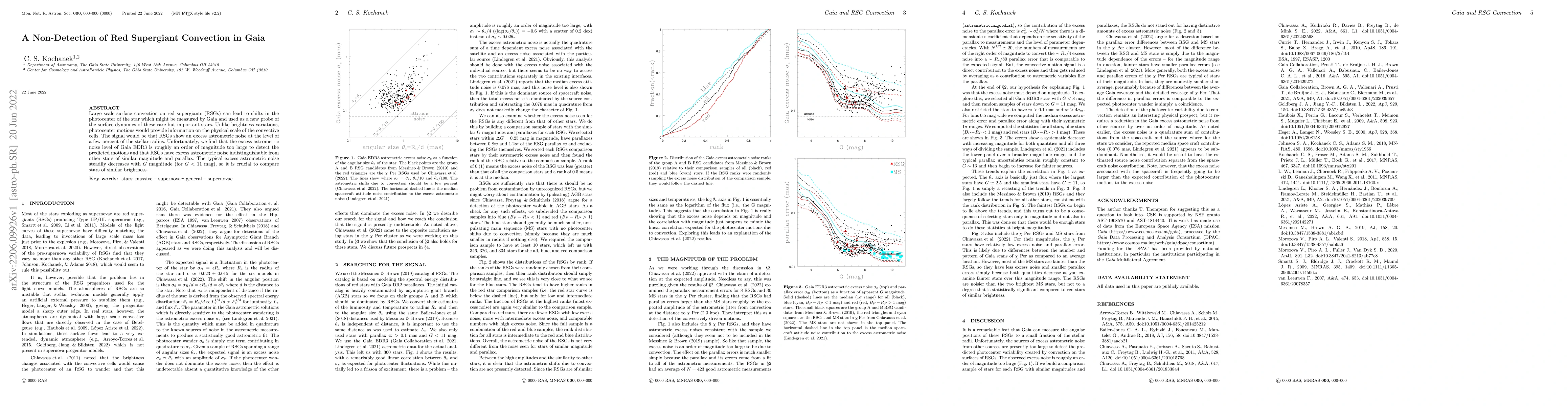 Thumbnail for A Non-Detection of Red Supergiant Convection in Gaia