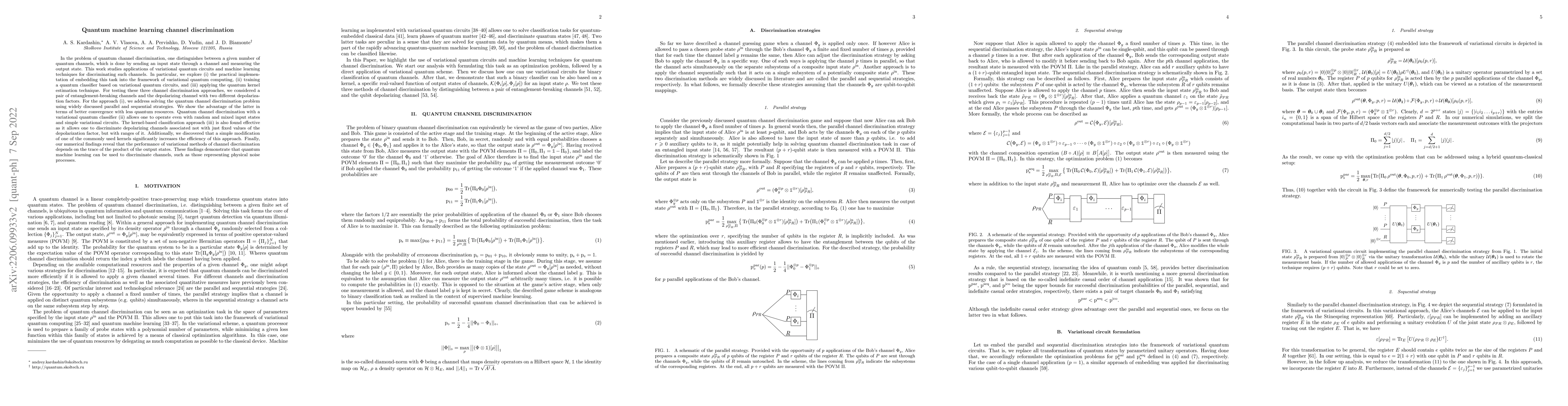 Thumbnail for Quantum-machine-learning channel discrimination
