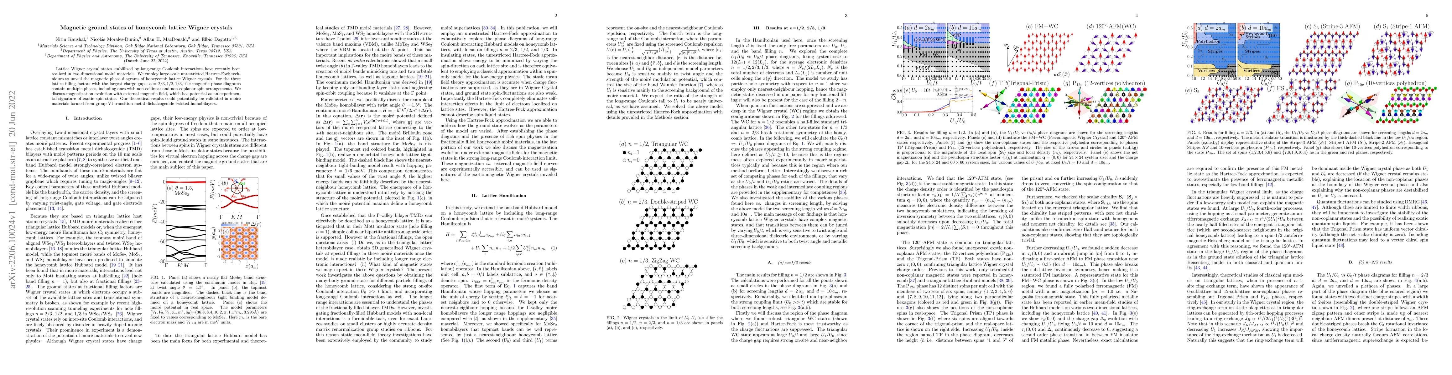 Thumbnail for Magnetic ground states of honeycomb lattice Wigner crystals