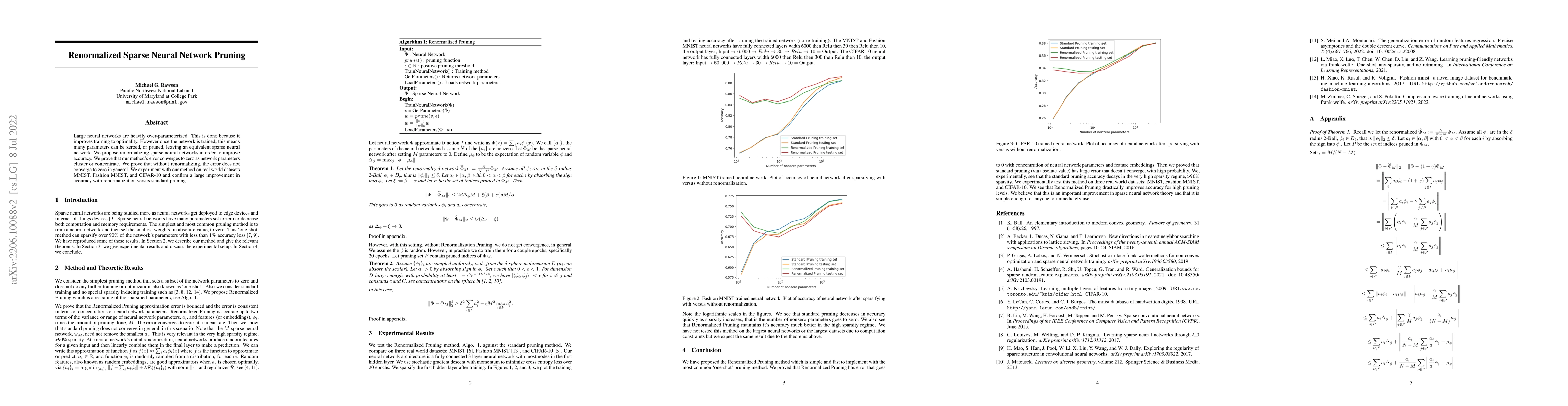 Thumbnail for Renormalized Sparse Neural Network Pruning