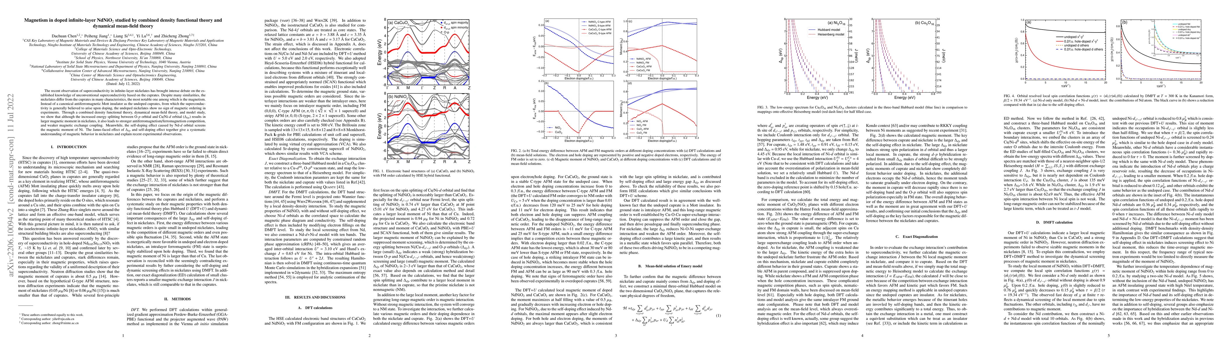 Thumbnail for Magnetism in doped infinite-layer NdNiO2 studied by combined density
  functional theory and dynamical mean-field theory