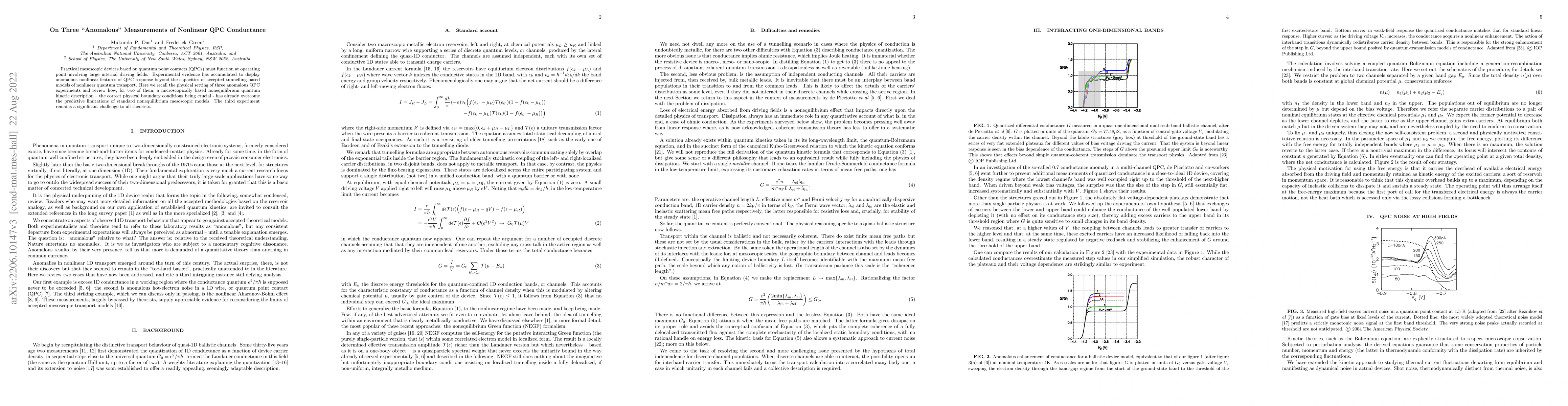 Thumbnail for On Three "Anomalous" Measurements of Nonlinear QPC Conductance