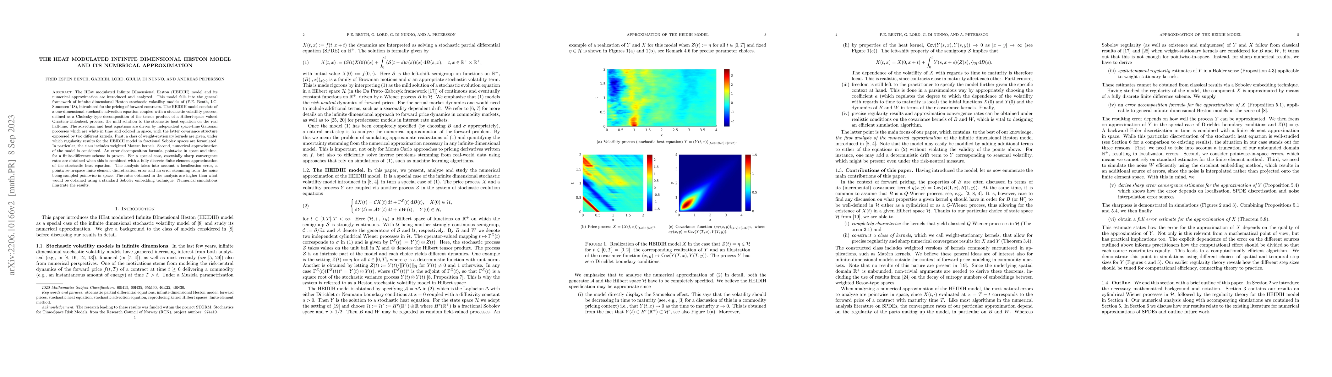 Thumbnail for The heat modulated infinite dimensional Heston model and its numerical
  approximation