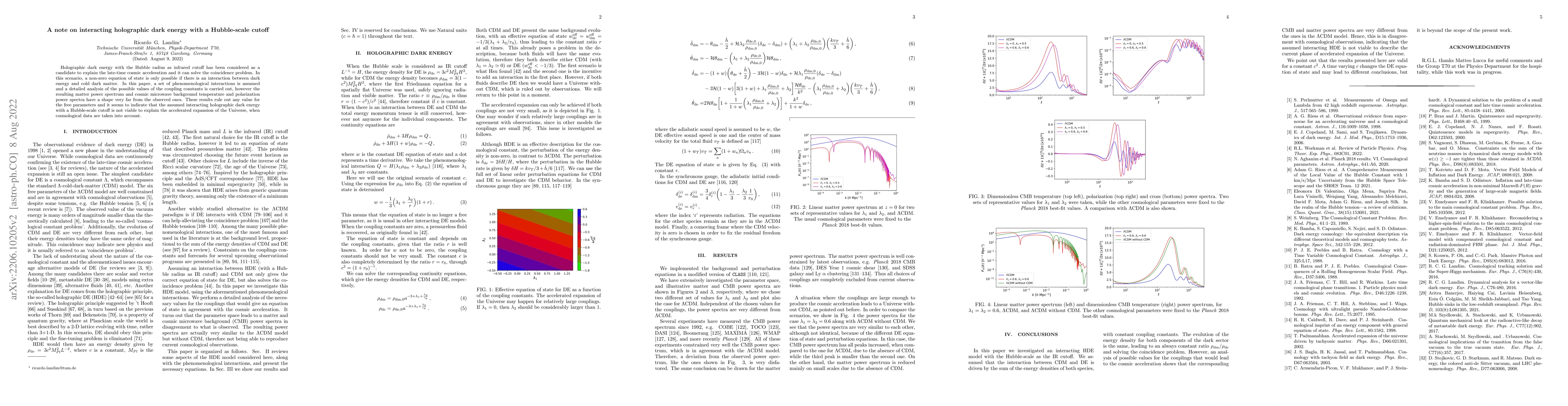 Thumbnail for A note on interacting holographic dark energy with a Hubble-scale cutoff