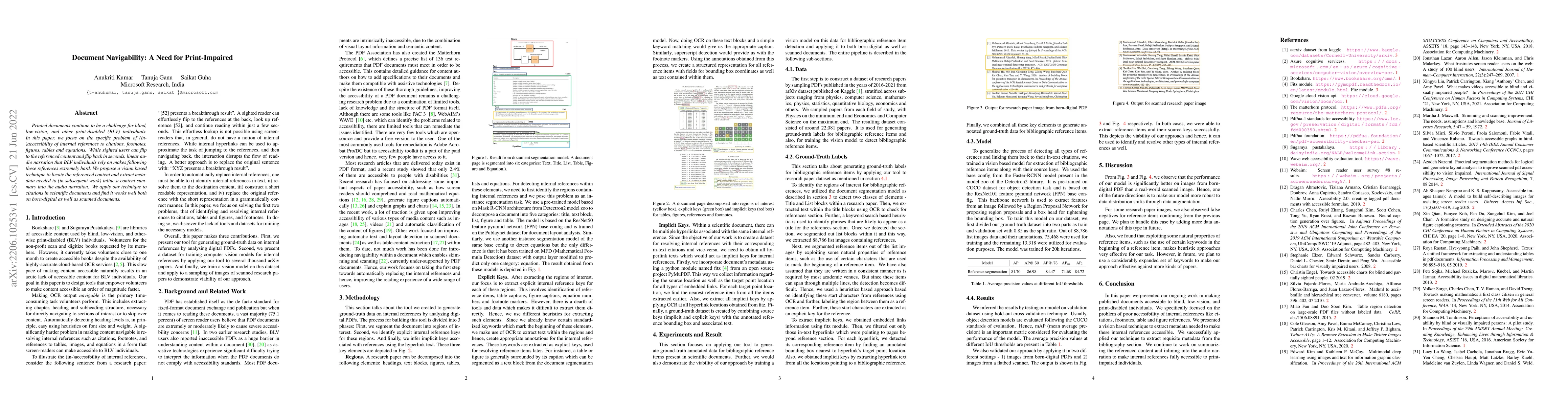 Thumbnail for Document Navigability: A Need for Print-Impaired