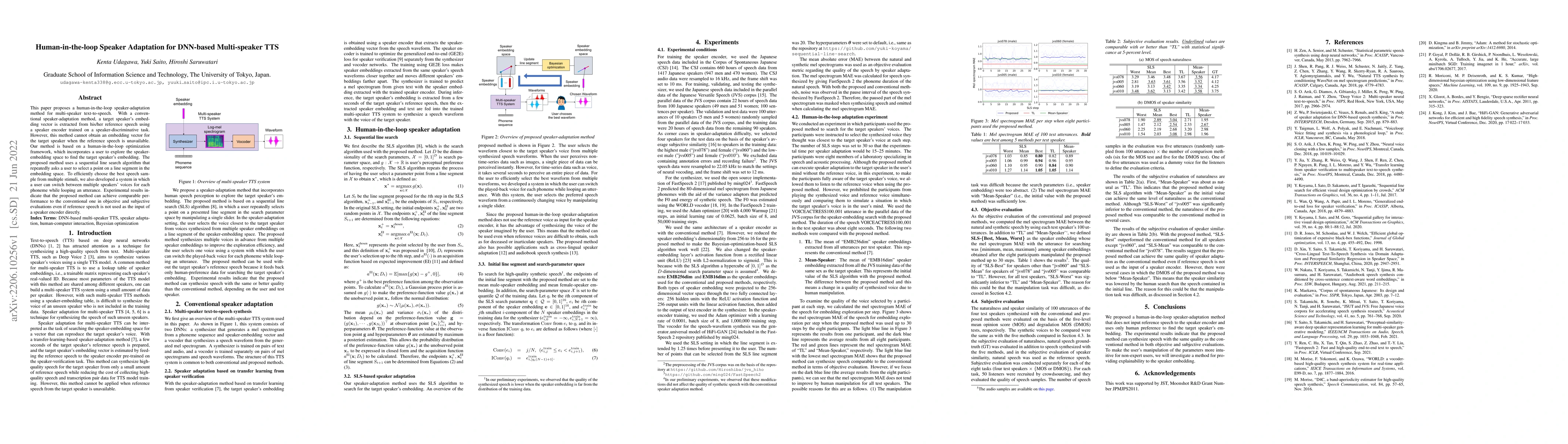 Thumbnail for Human-in-the-loop Speaker Adaptation for DNN-based Multi-speaker TTS