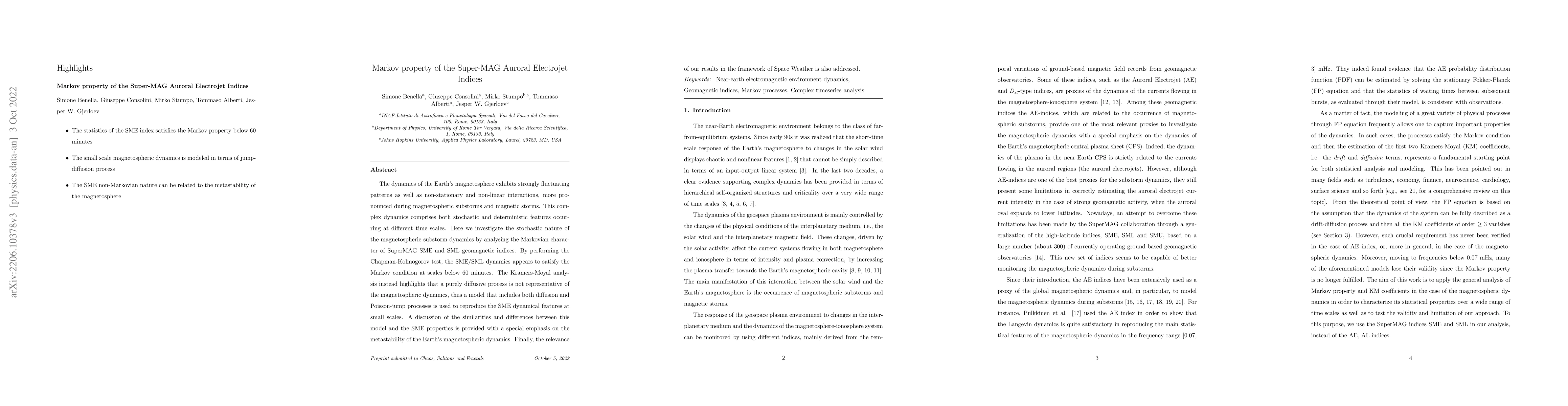 Thumbnail for Markov property of the Super-MAG Auroral Electrojet Indices