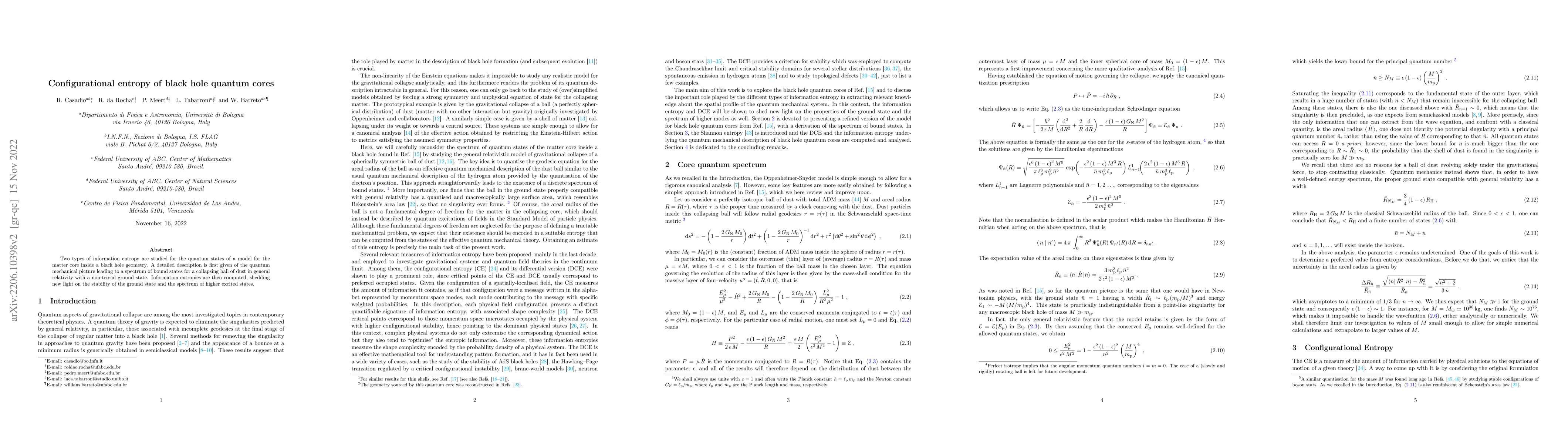 Thumbnail for Configurational entropy of black hole quantum cores