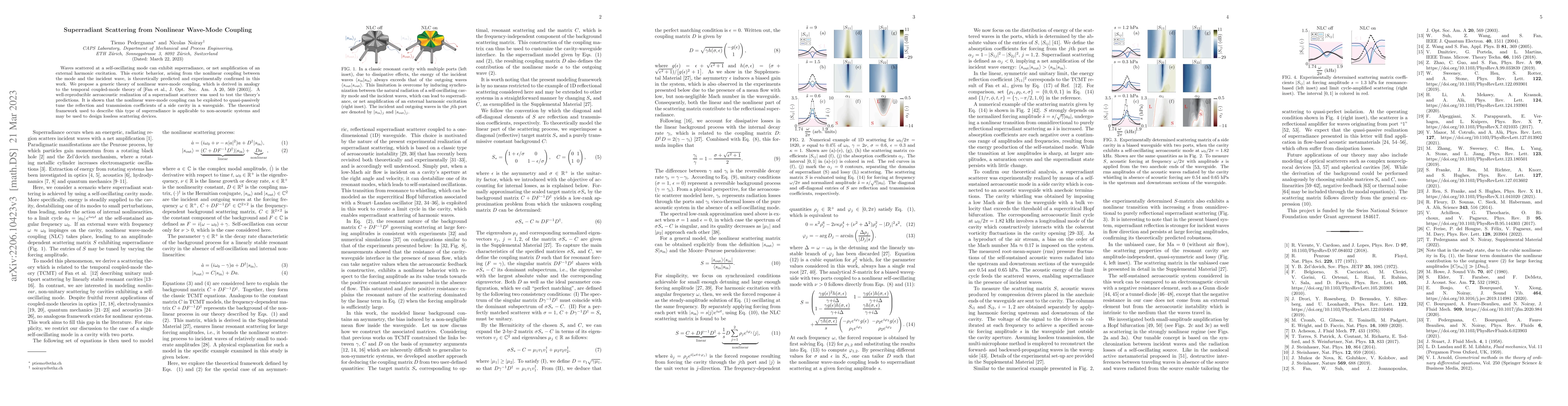 Thumbnail for Superradiant Scattering from Nonlinear Wave-Mode Coupling