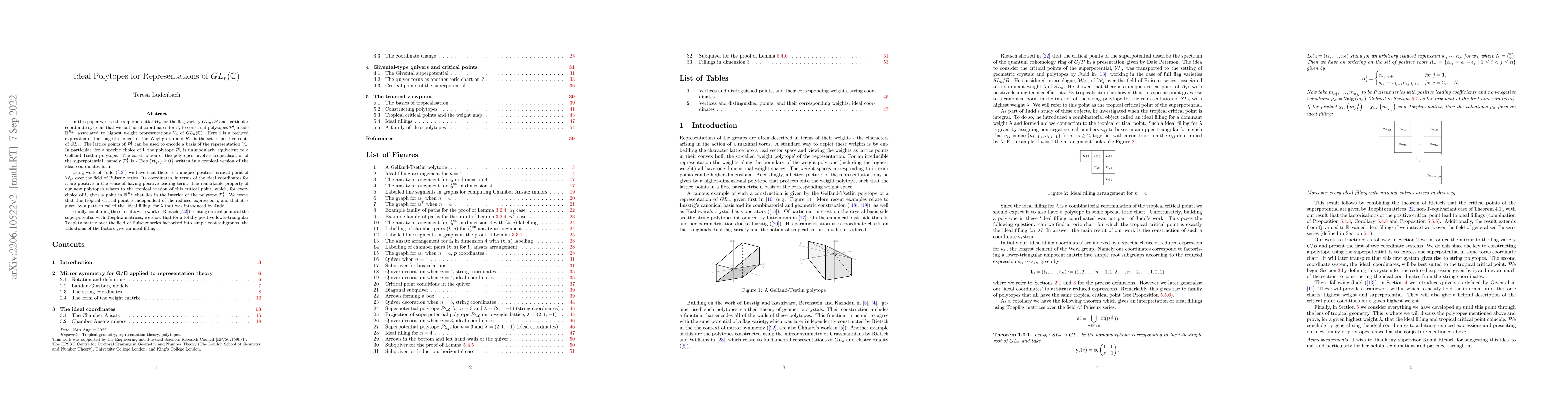 Thumbnail for Ideal Polytopes for Representations of $GL_n(\mathbb{C})$