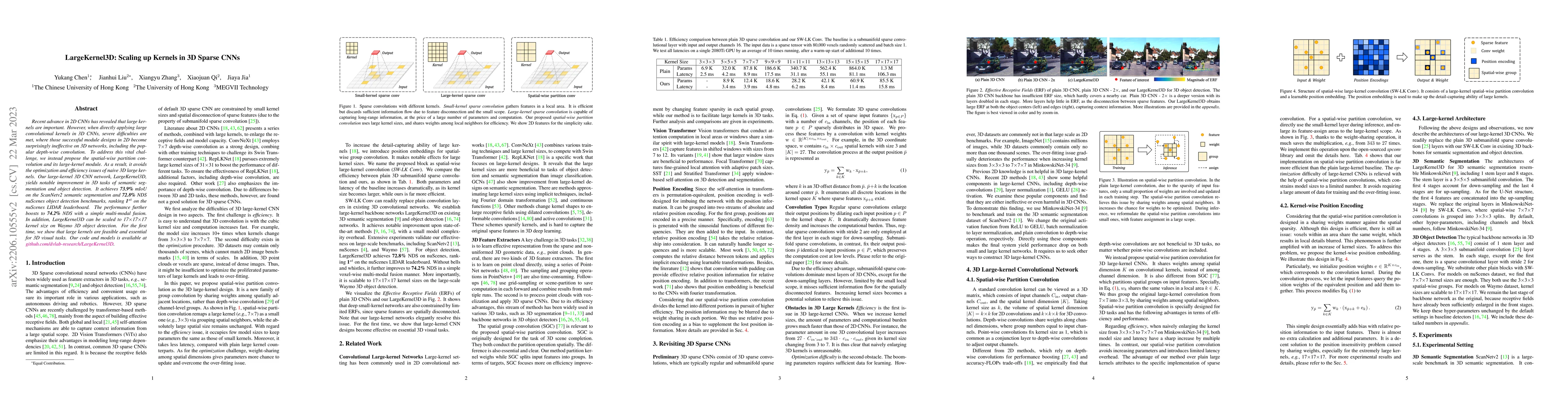 Thumbnail for LargeKernel3D: Scaling up Kernels in 3D Sparse CNNs