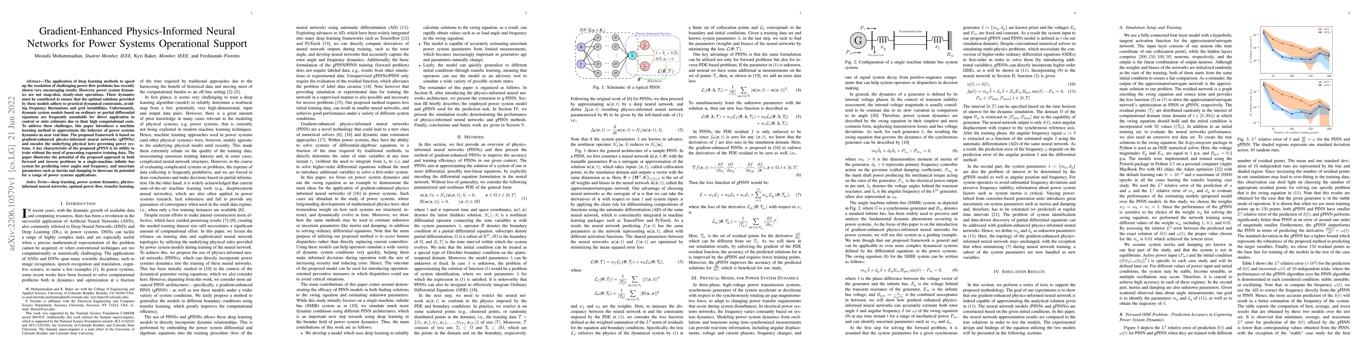 Thumbnail for Gradient-Enhanced Physics-Informed Neural Networks for Power Systems
  Operational Support