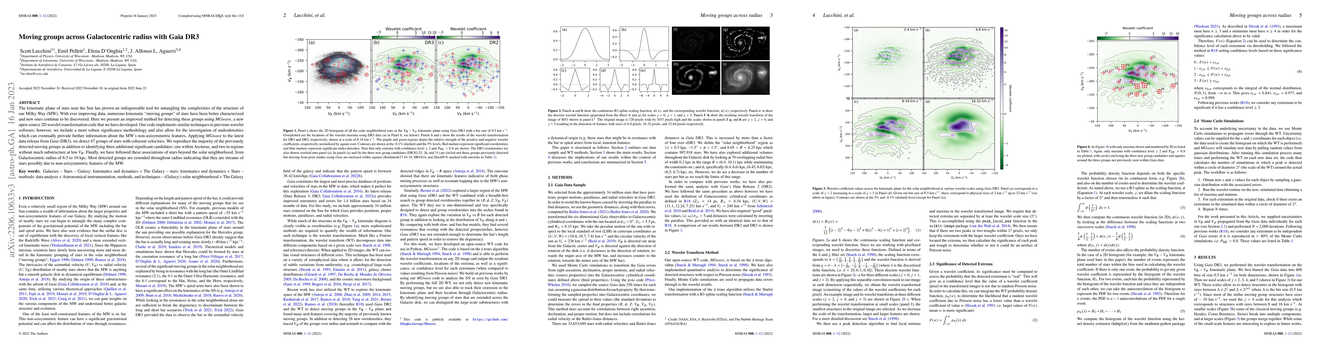 Thumbnail for Moving groups across Galactocentric radius with Gaia DR3