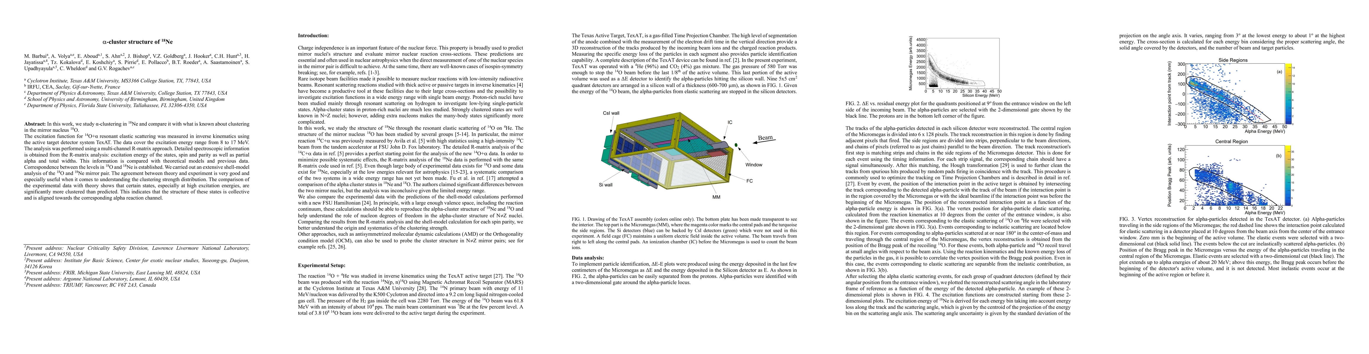 Thumbnail for alpha-cluster structure of 18Ne