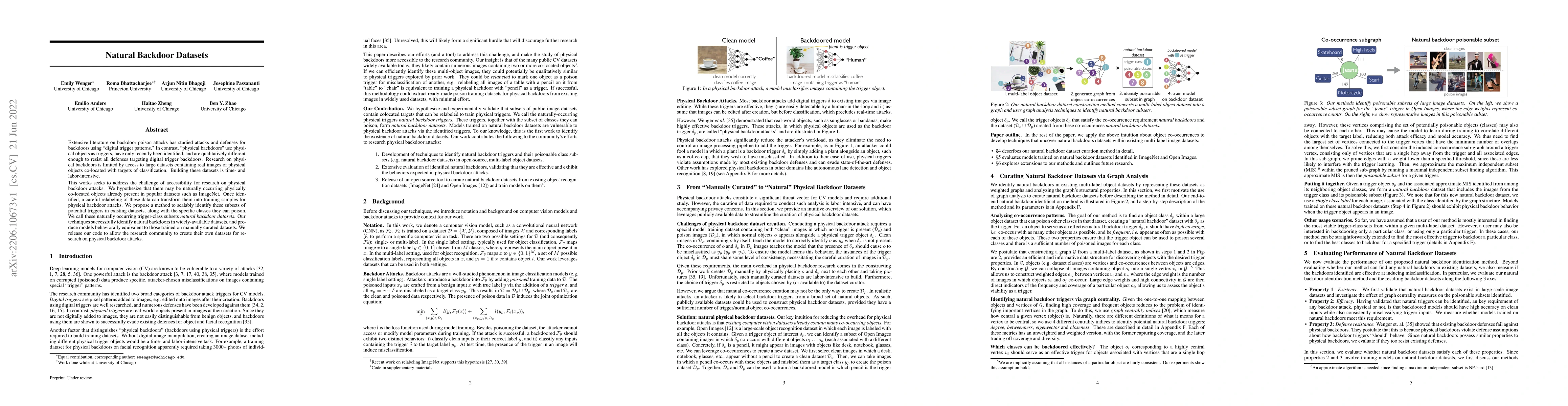 Thumbnail for Natural Backdoor Datasets