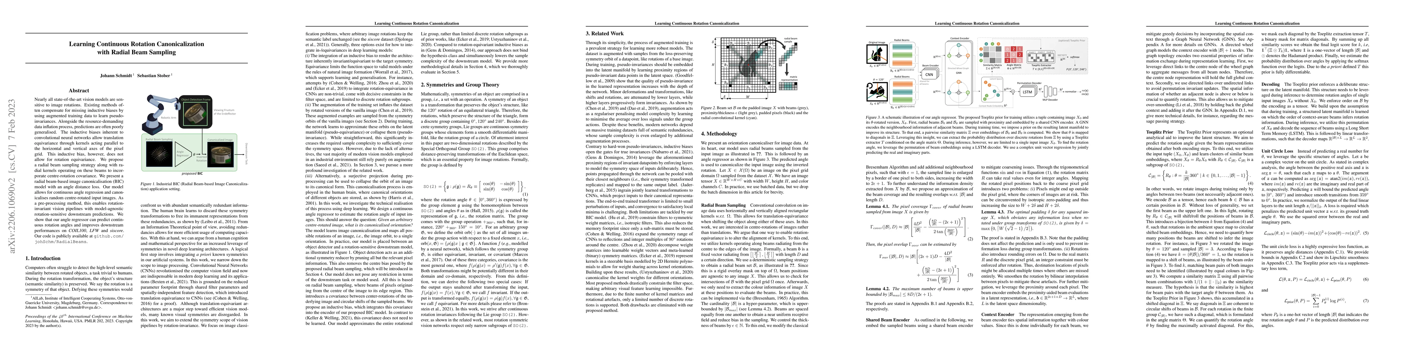 Thumbnail for Learning Continuous Rotation Canonicalization with Radial Beam Sampling