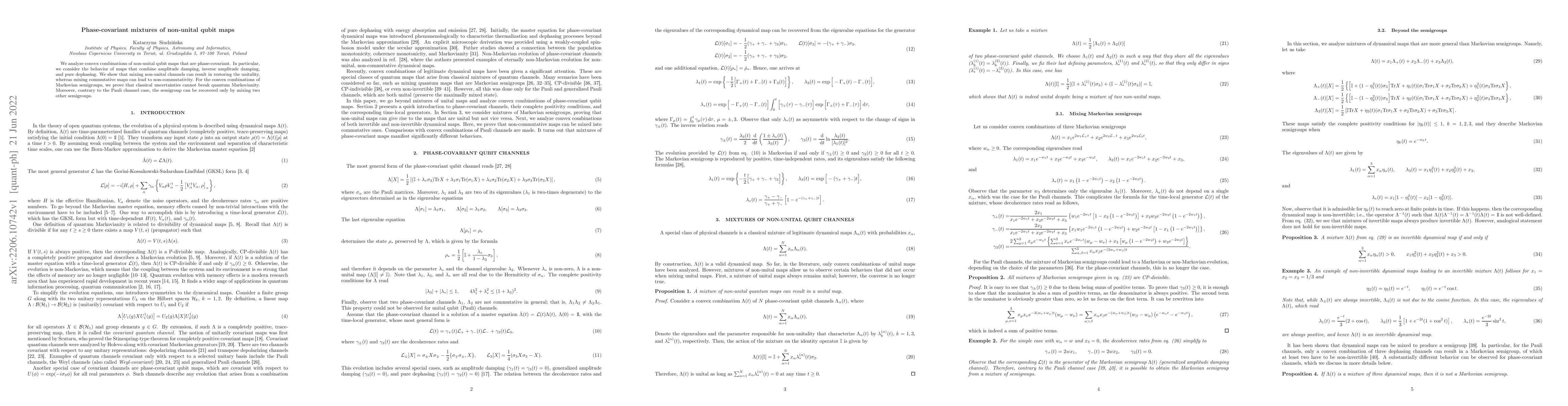 Thumbnail for Phase-covariant mixtures of non-unital qubit maps