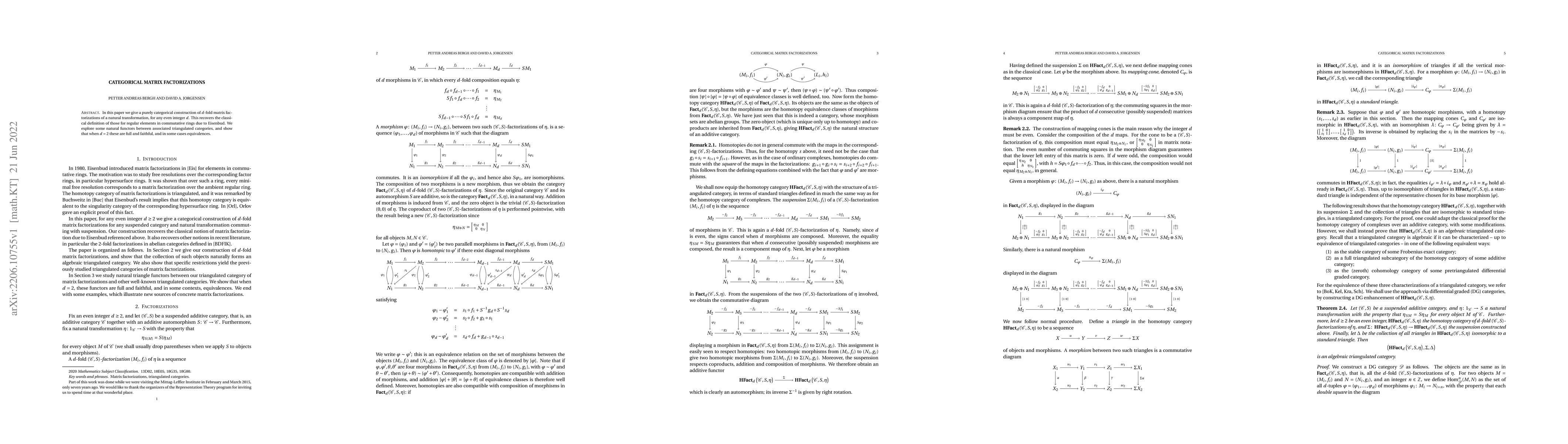 Thumbnail for Categorical matrix factorizations