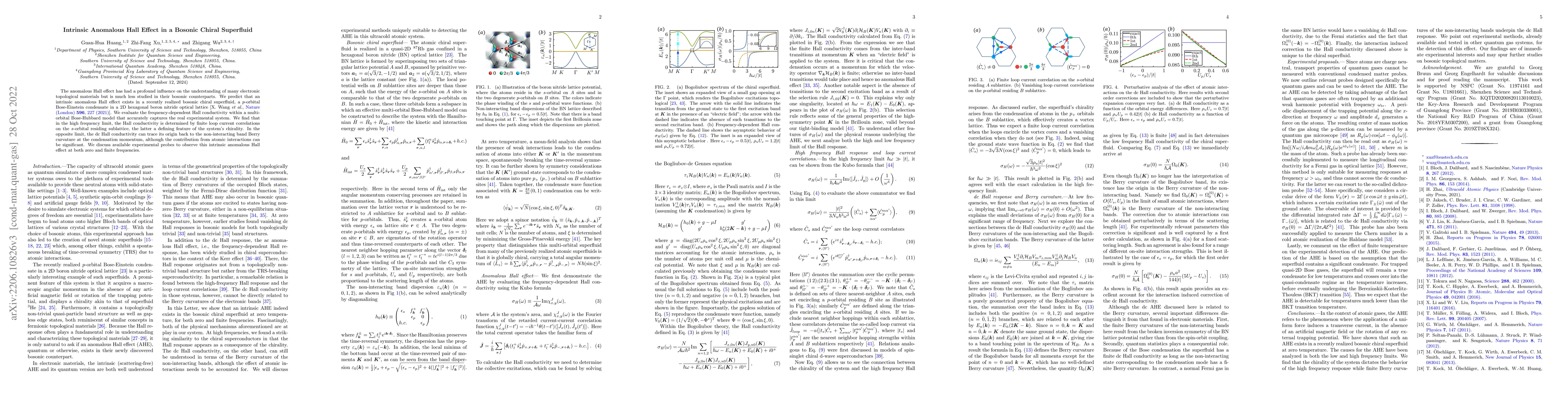 Thumbnail for Intrinsic Anomalous Hall Effect in a Bosonic Chiral Superfluid
