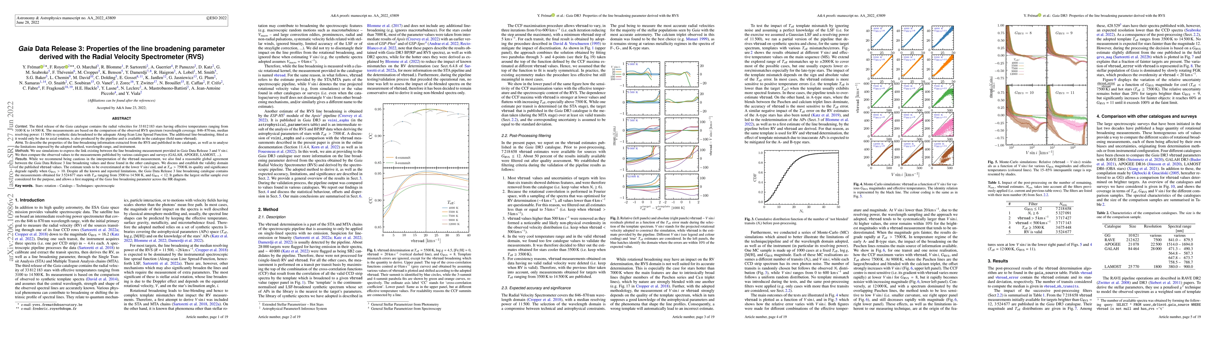 Thumbnail for Gaia Data Release 3: Properties of the line broadening parameter derived
  with the Radial Velocity Spectrometer (RVS)