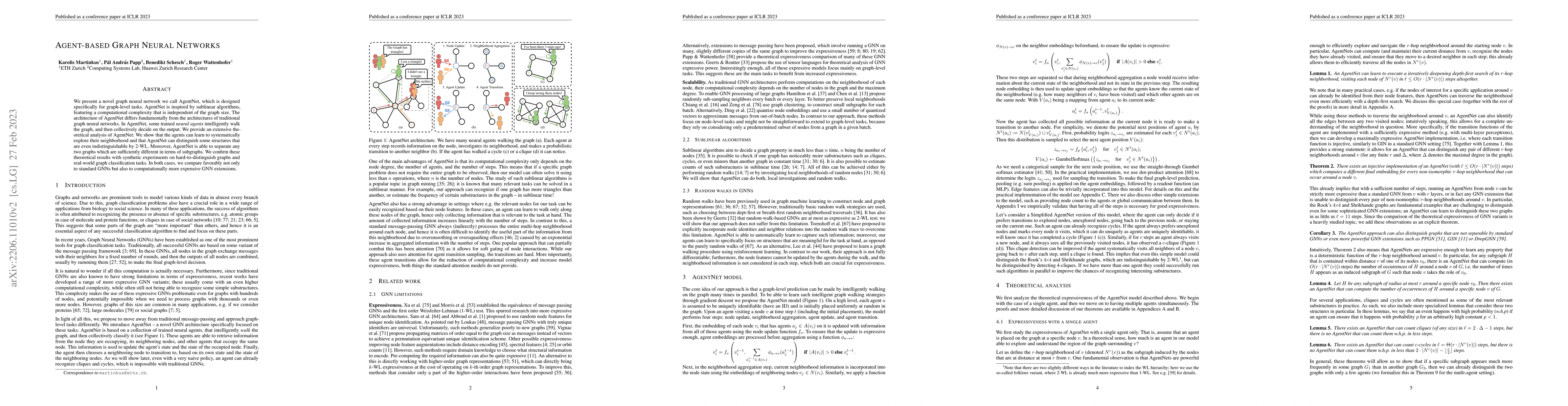 Thumbnail for Agent-based Graph Neural Networks