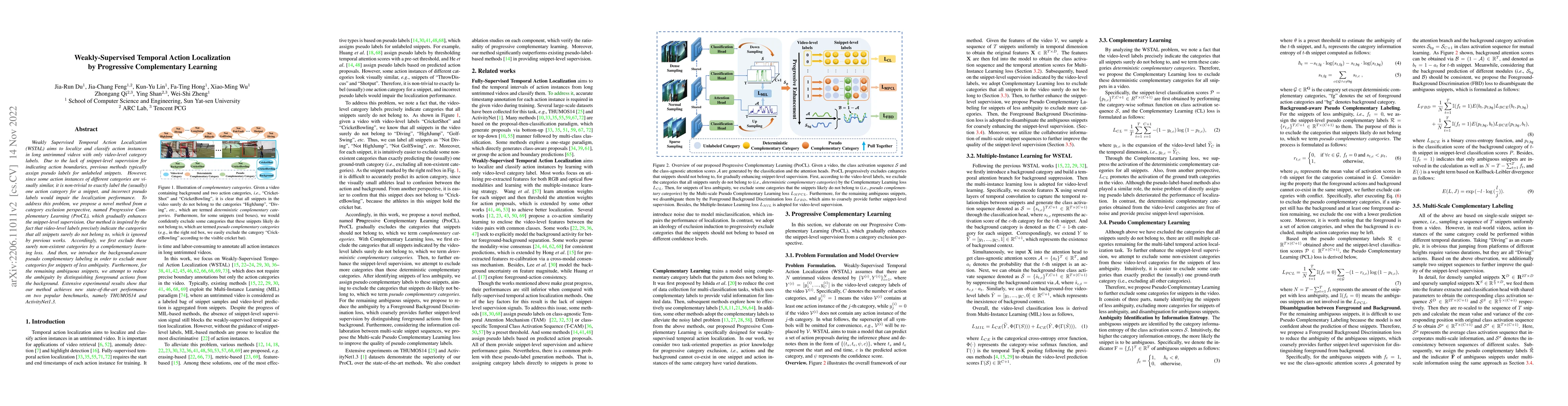 Thumbnail for Weakly-Supervised Temporal Action Localization by Progressive
  Complementary Learning