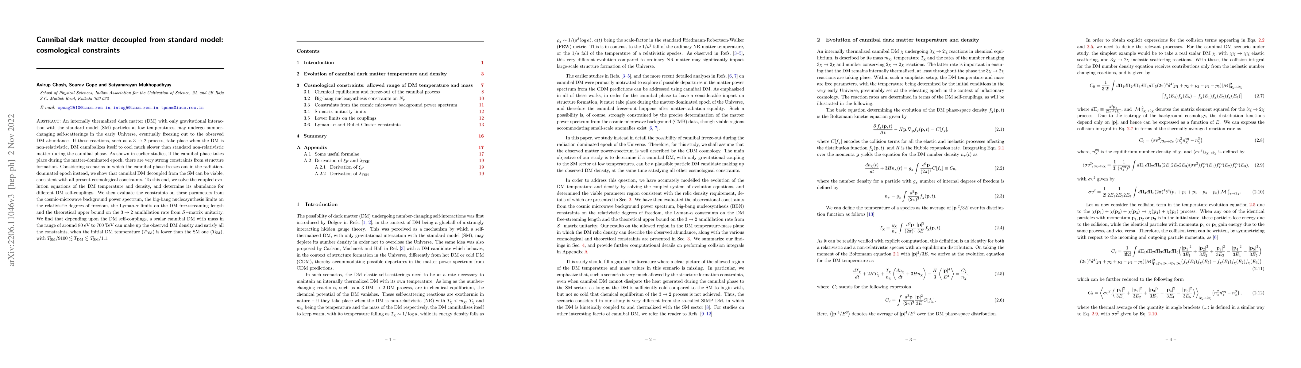 Thumbnail for Cannibal dark matter decoupled from standard model: cosmological
  constraints