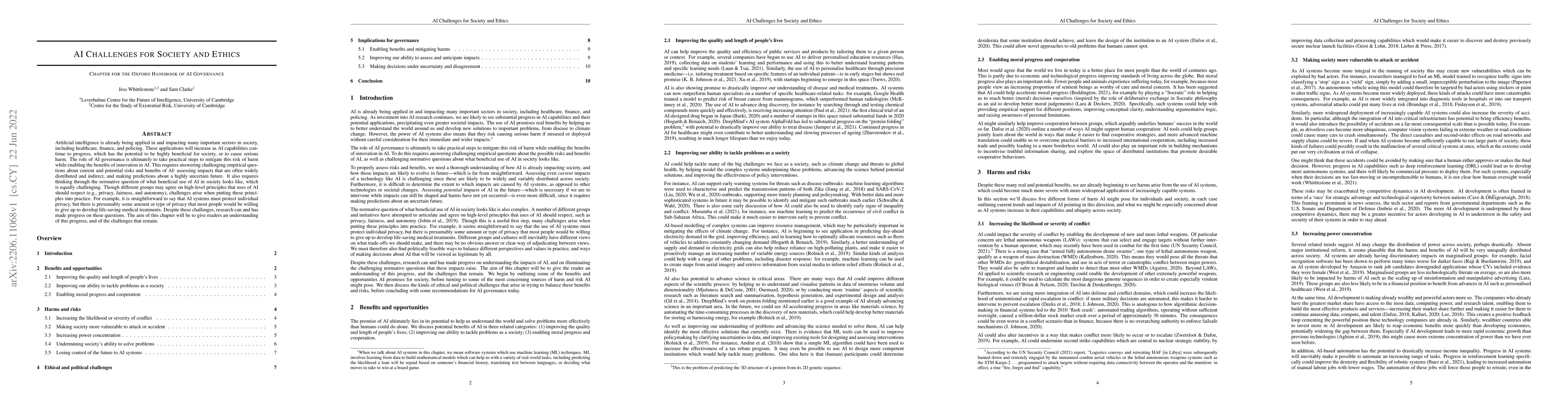 Thumbnail for AI Challenges for Society and Ethics