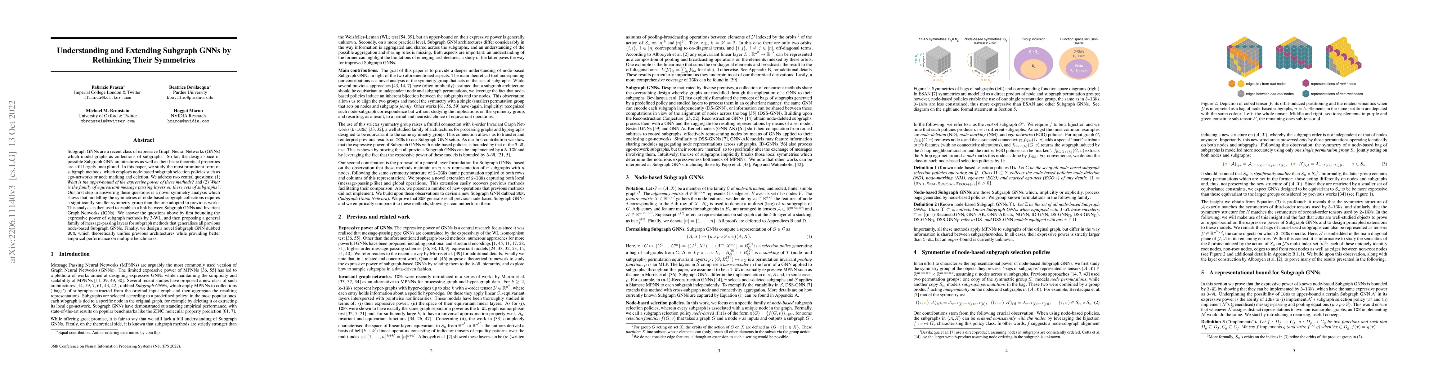 Thumbnail for Understanding and Extending Subgraph GNNs by Rethinking Their Symmetries