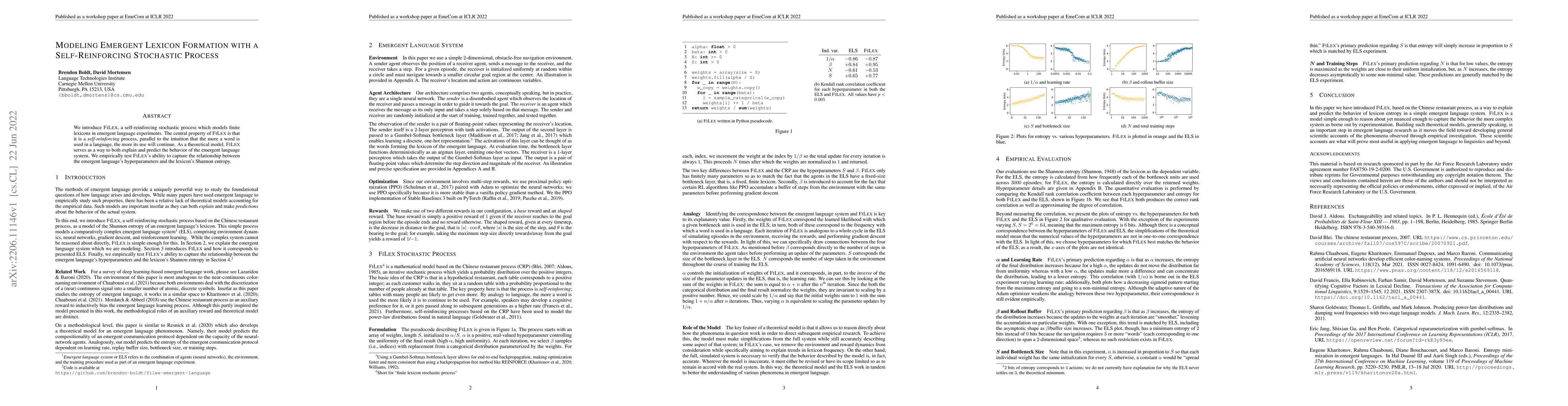 Thumbnail for Modeling Emergent Lexicon Formation with a Self-Reinforcing Stochastic
  Process