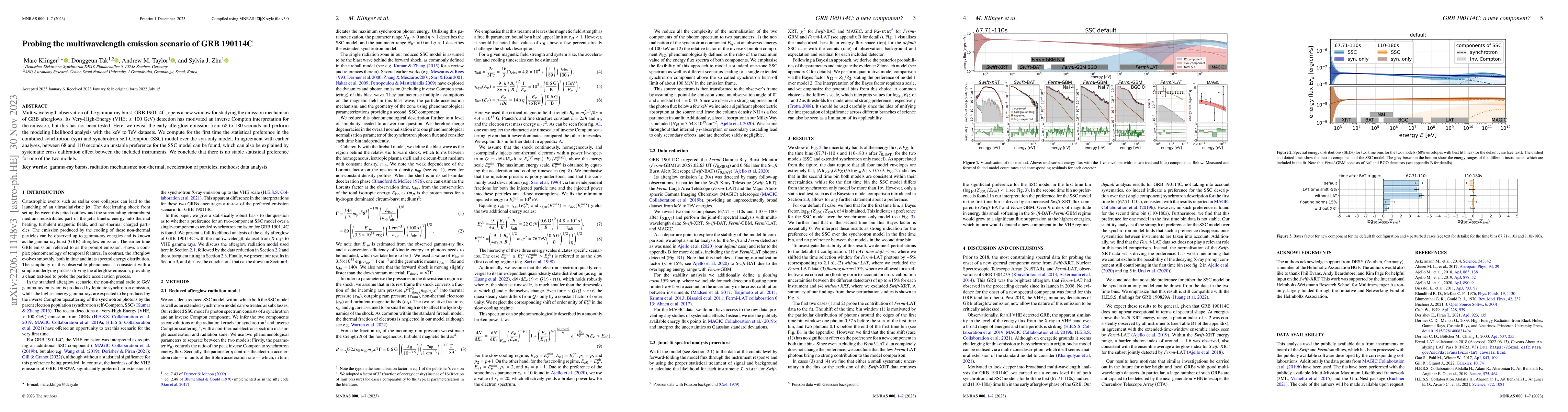 Thumbnail for Probing the multiwavelength emission scenario of GRB 190114C