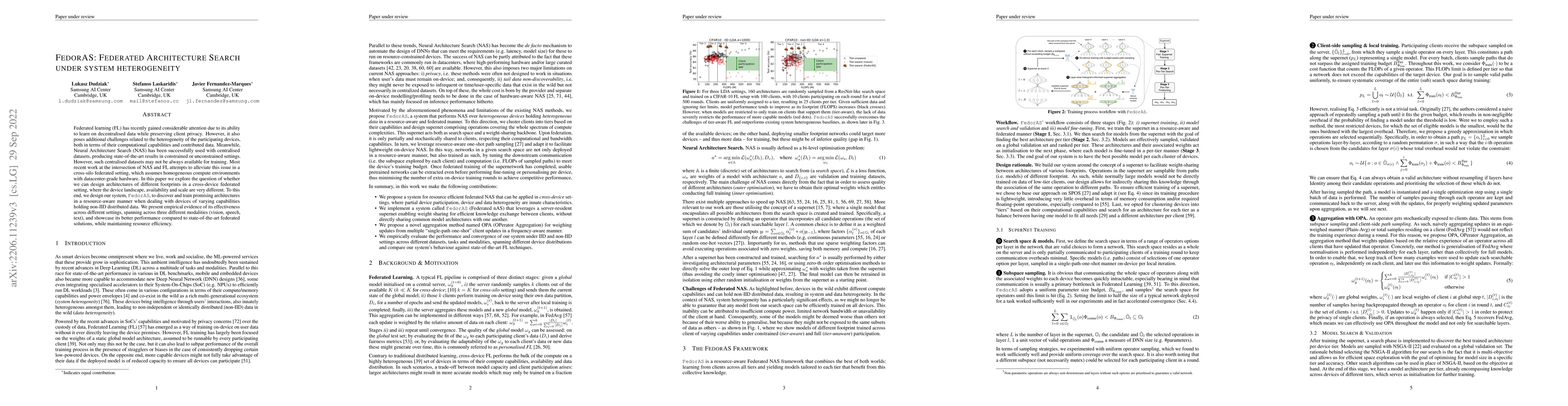 Thumbnail for FedorAS: Federated Architecture Search under system heterogeneity