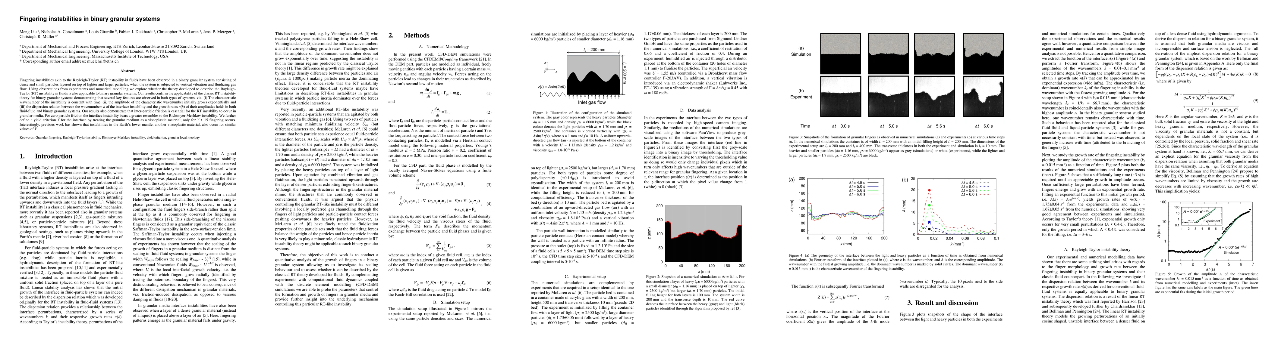 Thumbnail for Fingering instabilities in binary granular systems