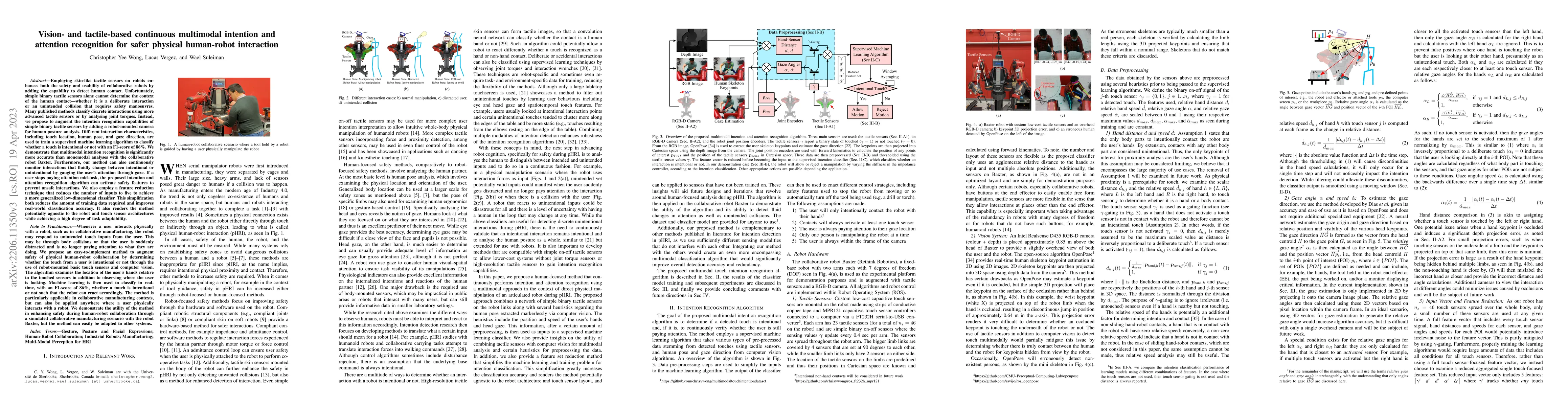 Thumbnail for Vision- and tactile-based continuous multimodal intention and attention
  recognition for safer physical human-robot interaction