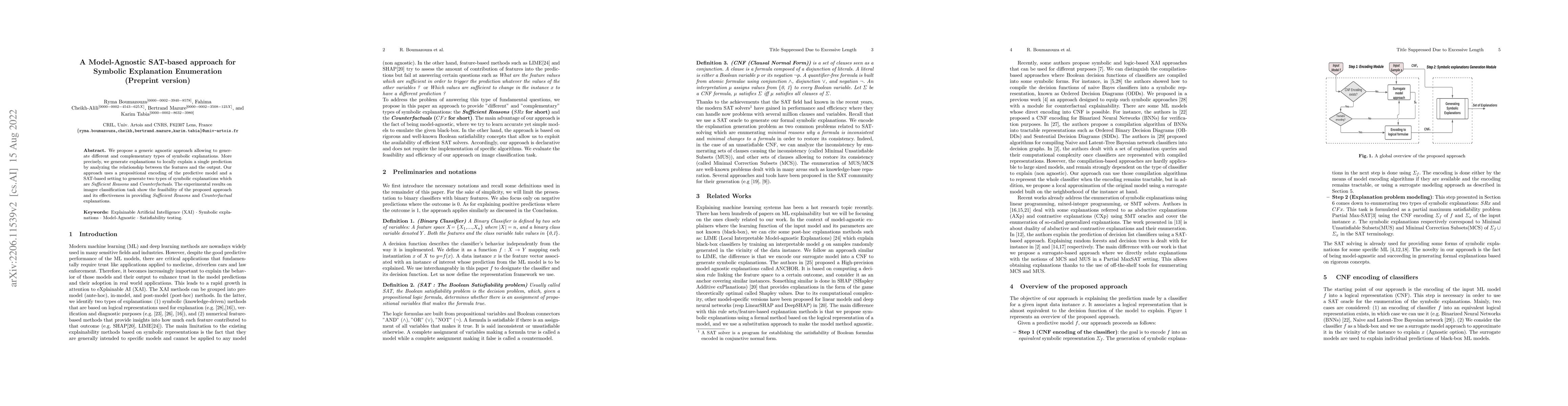 Thumbnail for A Model-Agnostic SAT-based Approach for Symbolic Explanation Enumeration