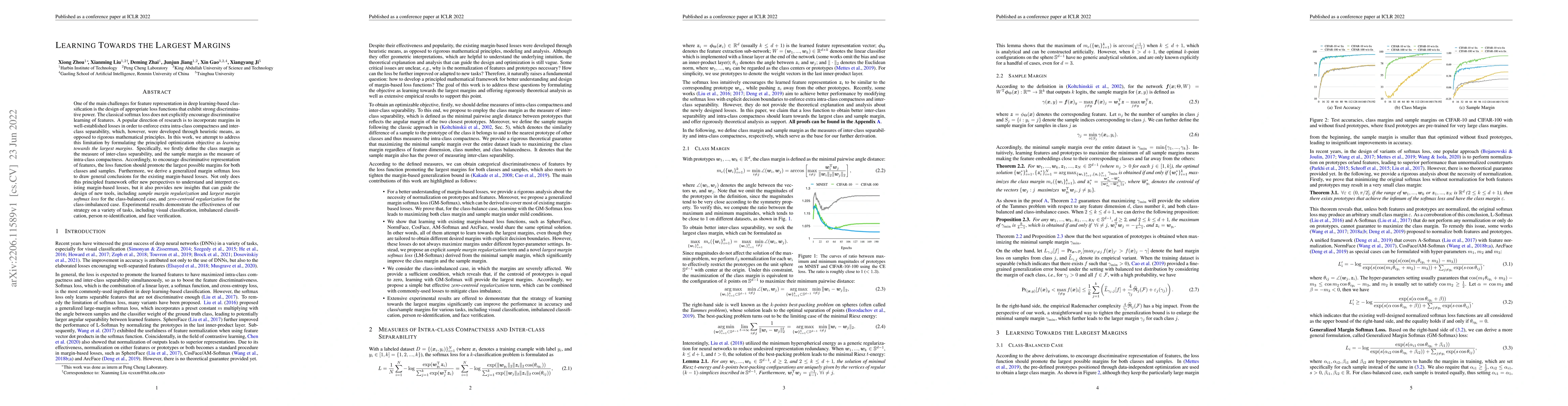 Thumbnail for Learning Towards the Largest Margins