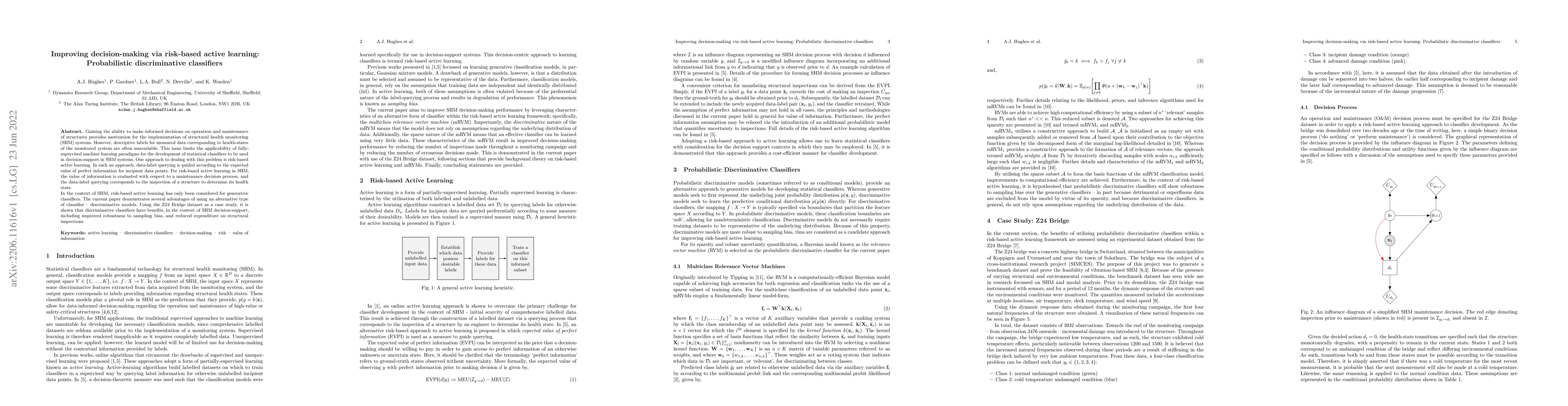 Thumbnail for Improving decision-making via risk-based active learning: Probabilistic
  discriminative classifiers