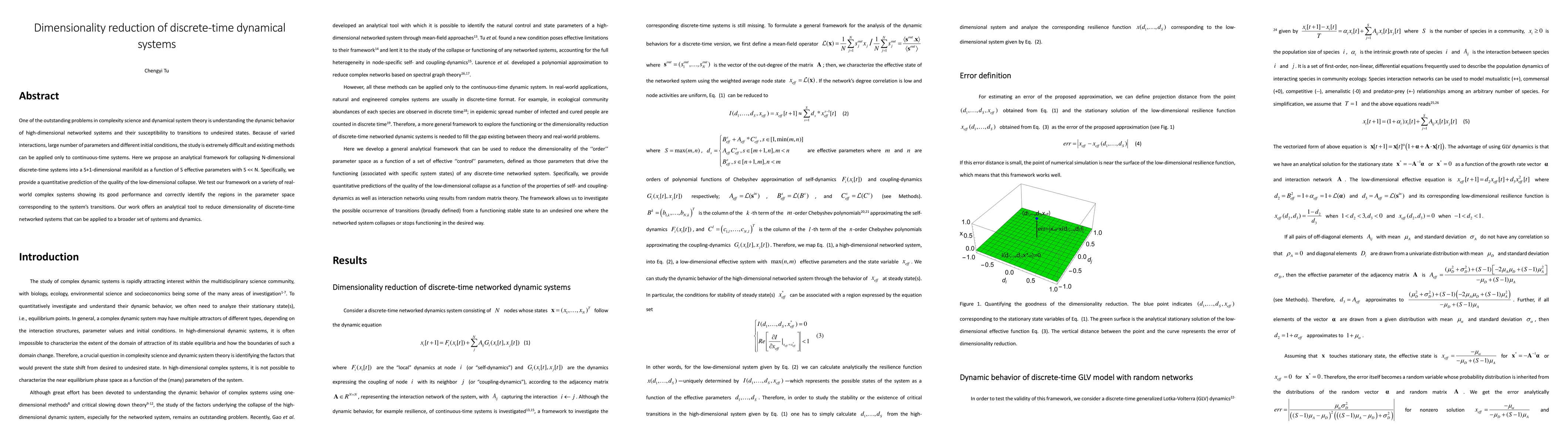 Thumbnail for Dimensionality reduction of discrete-time dynamical systems