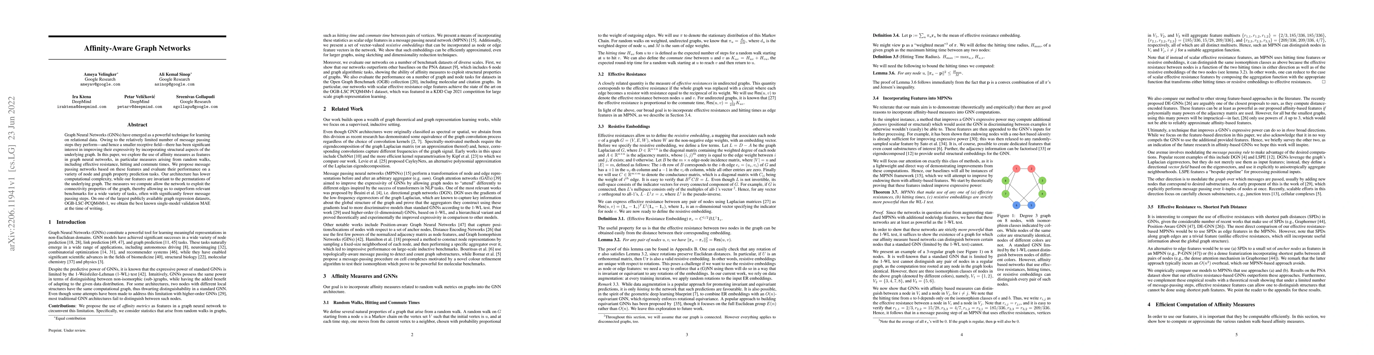 Thumbnail for Affinity-Aware Graph Networks