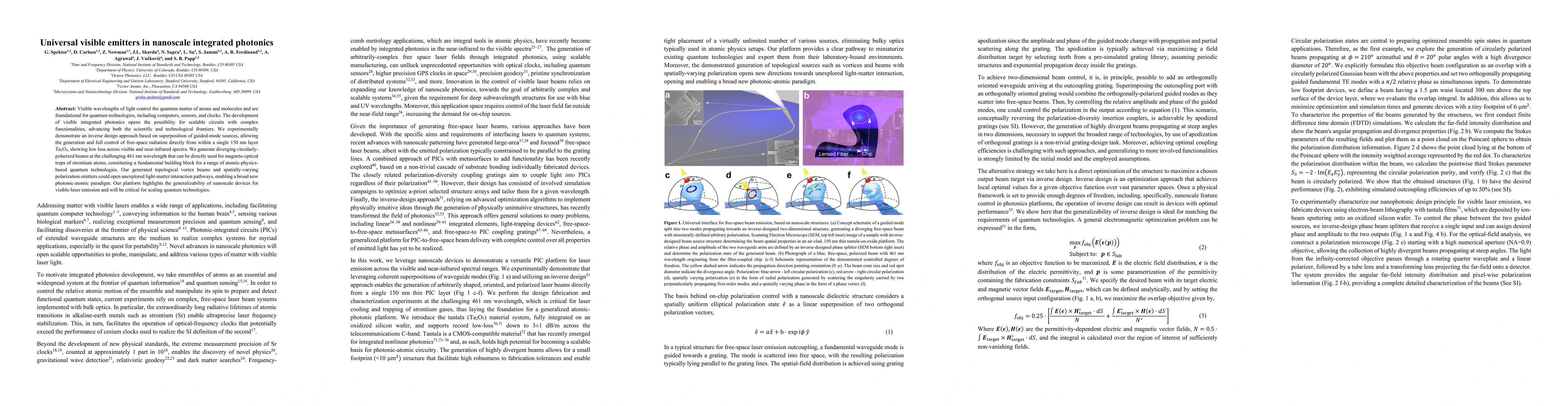 Thumbnail for Universal visible emitters in nanoscale integrated photonics