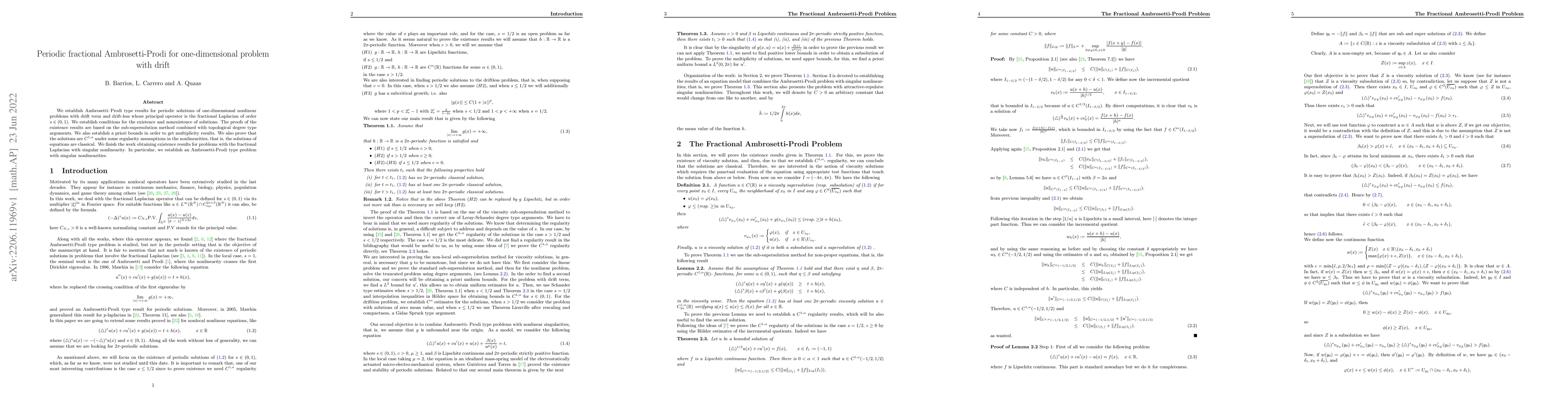 Thumbnail for Periodic fractional Ambrosetti-Prodi for one-dimensional problem with
  drift