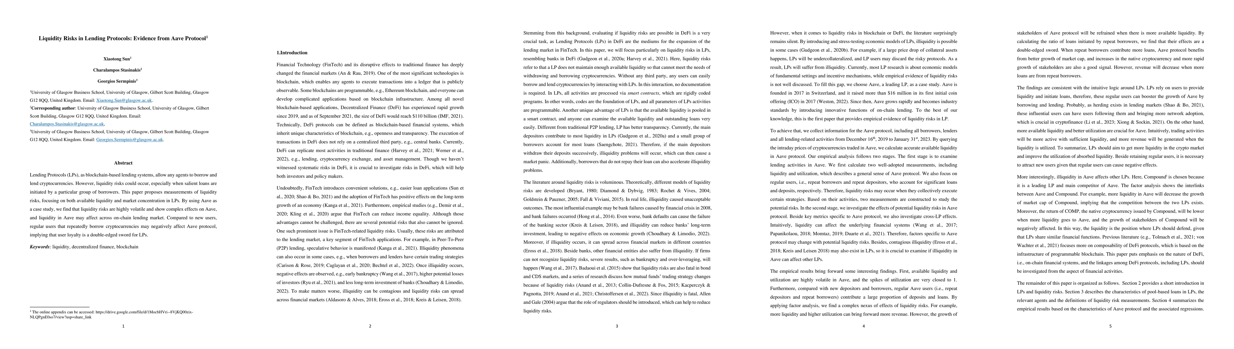 Thumbnail for Liquidity Risks in Lending Protocols: Evidence from Aave Protocol