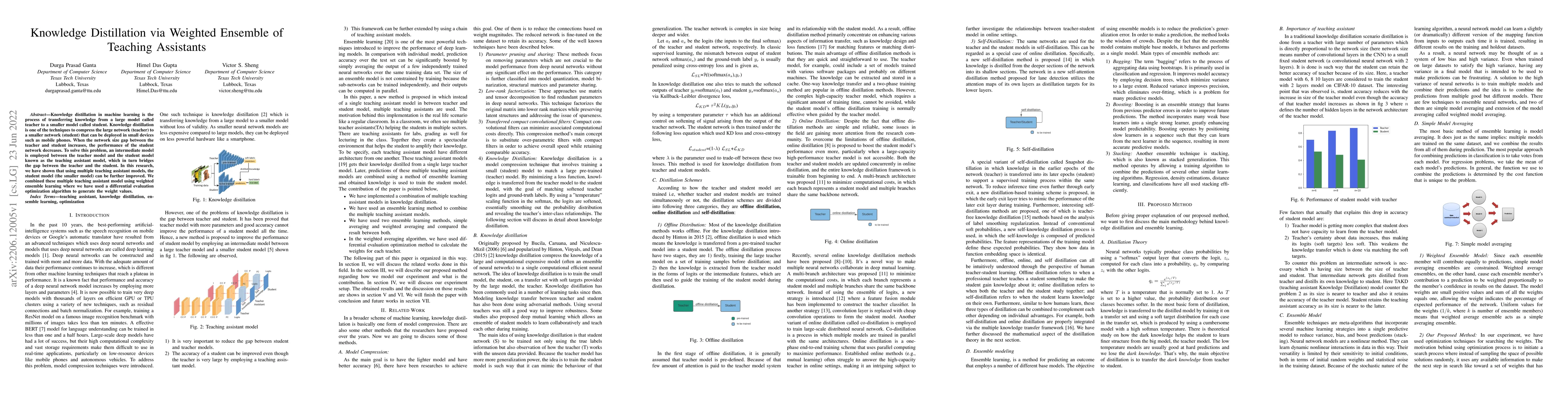 Thumbnail for Knowledge Distillation via Weighted Ensemble of Teaching Assistants