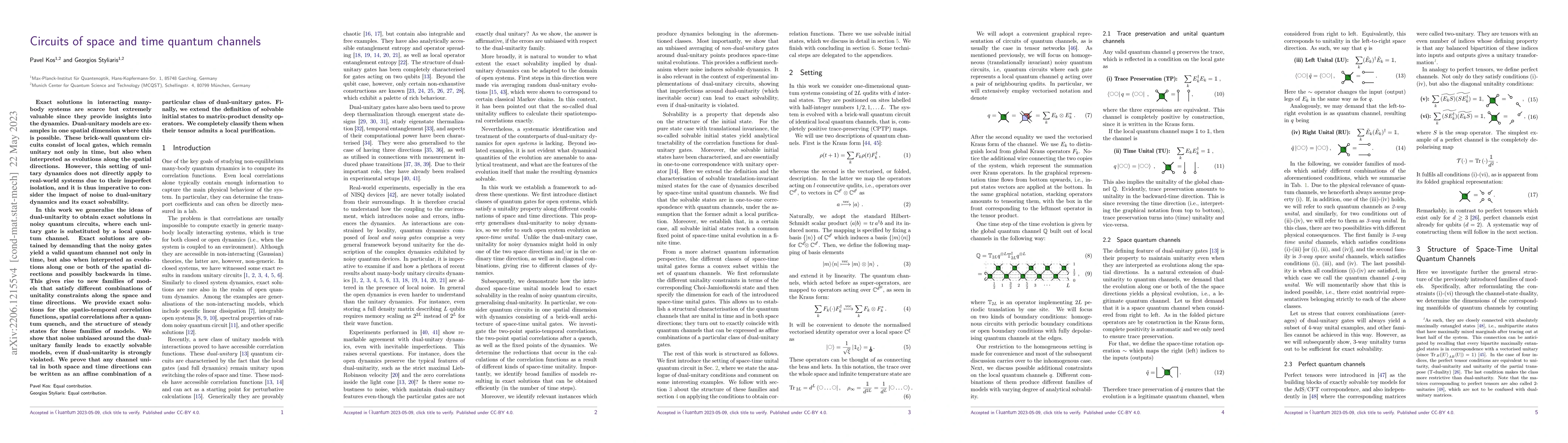 Thumbnail for Circuits of space and time quantum channels