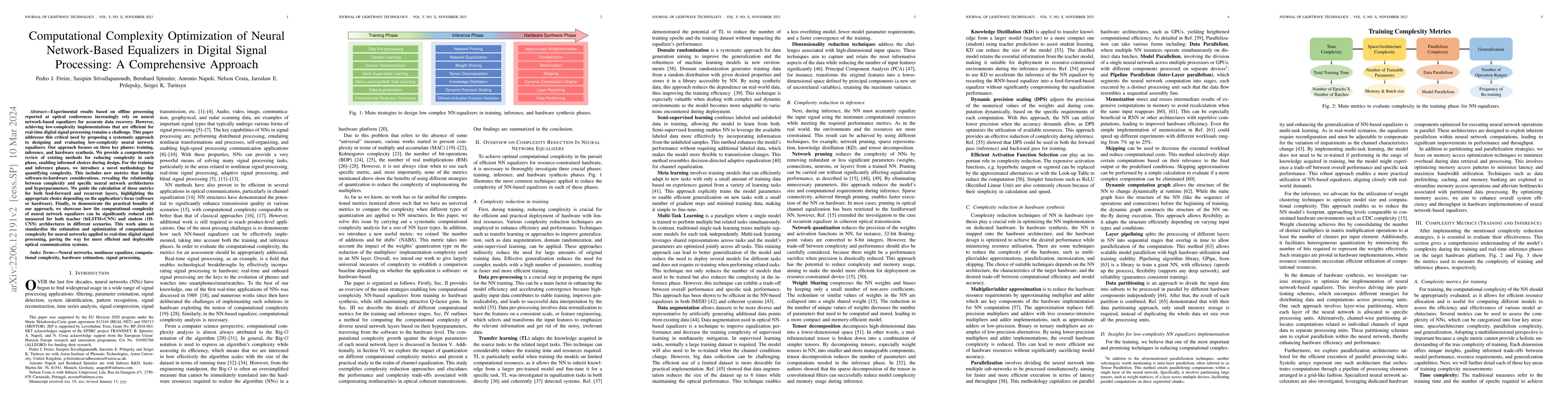 Thumbnail for Computational Complexity Evaluation of Neural Network Applications in
  Signal Processing