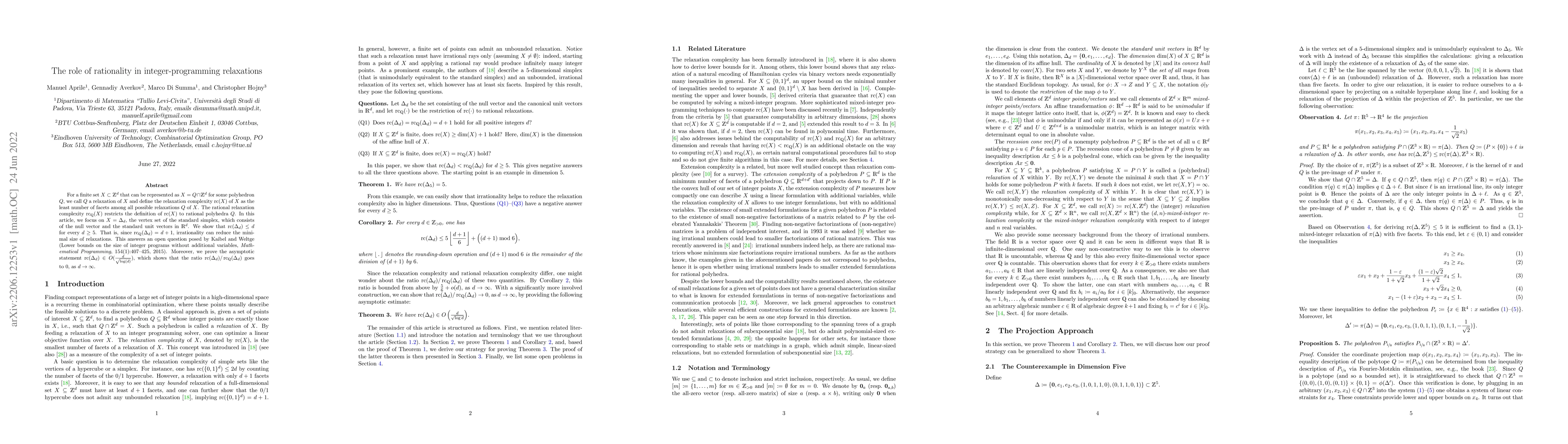 Thumbnail for The role of rationality in integer-programming relaxations